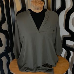 Nordstrom Lush Green Blouse